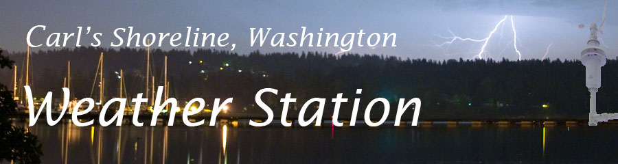 Carl's Shoreline, Washington Weather Station